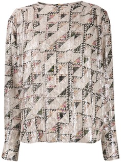Isabel Marant блузка с геометричным принтом