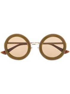 Marni Eyewear солнцезащитные очки в круглой оправе