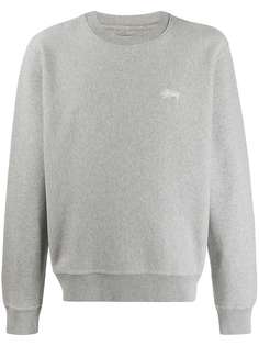 Stussy толстовка с вышитым логотипом