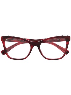 Valentino Eyewear очки Rockstud в оправе кошачий глаз