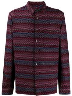 Missoni рубашка с узором шеврон