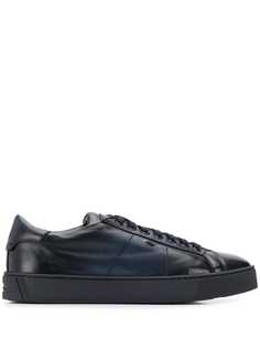 Santoni lace-up low top sneakers