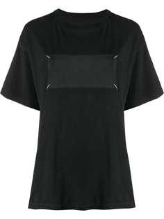 Maison Margiela футболка с декоративной строчкой