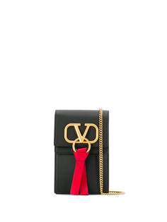 Valentino мини-сумка Valentino Garavani с логотипом VRing