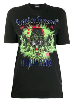 Dsquared2 футболка с декорированным логотипом