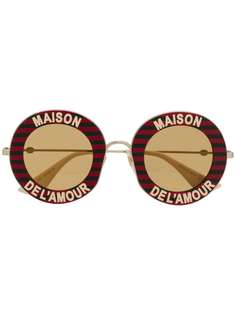 Gucci Eyewear солнцезащитные очки Maison de LAmour