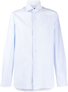 Ermenegildo Zegna рубашка в тонкую полоску