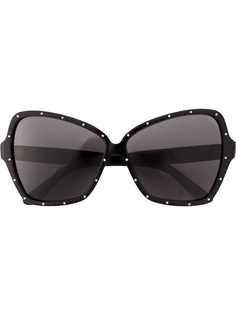 Celine Eyewear солнцезащитные очки с отделкой кристаллами