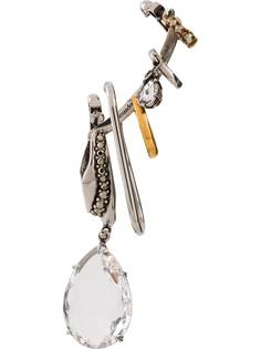 Alexander McQueen серьга-кафф