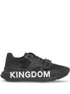 Burberry кроссовки с принтом Kingdom