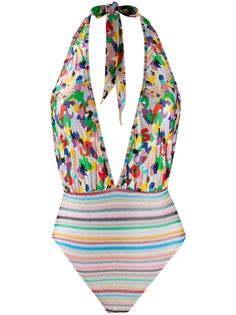 Missoni Mare слитный купальник с узором