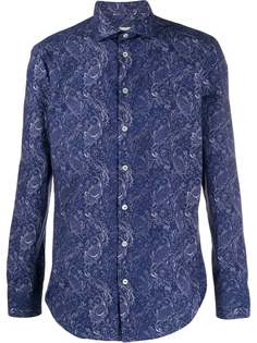 Etro рубашка с узором пейсли