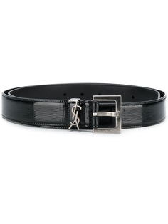 Saint Laurent ремень с декором Monogram