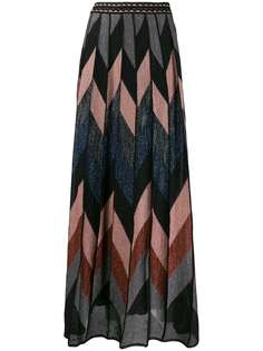 M Missoni блестящая юбка макси
