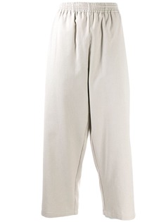 Mm6 Maison Margiela укороченные брюки с завышенной талией