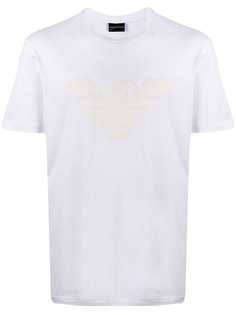Emporio Armani футболка с фактурным логотипом