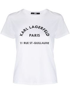 Karl Lagerfeld футболка с логотипом