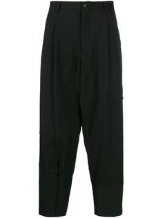 Comme Des Garçons Homme Plus укороченные брюки строгого кроя