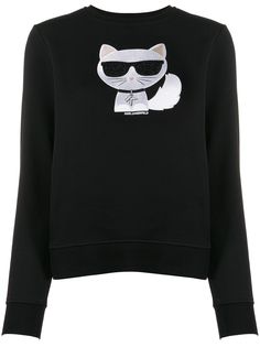 Karl Lagerfeld толстовка с принтом Choupette