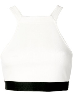 T By Alexander Wang короткий топ без рукавов