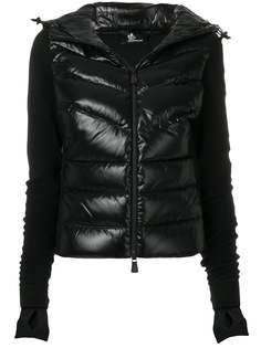Moncler Grenoble трикотажная куртка Maglia с дутыми вставками
