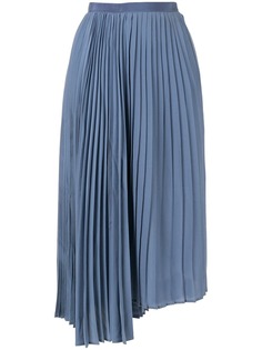 Le Ciel Bleu юбка Georgette со складками