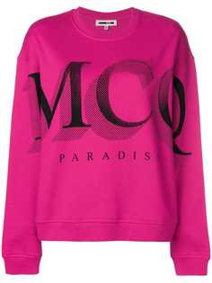 McQ Alexander McQueen logo print sweatshirt