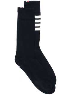 Thom Browne тонкие носки с 4 полосками