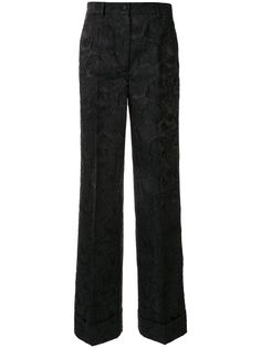 Dolce & Gabbana широкие жаккардовые брюки