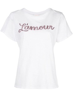 Cinq A Sept декорированная футболка LAmour