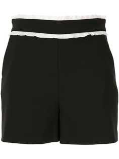 Red Valentino короткие шорты с оборками
