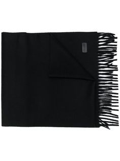 Saint Laurent шарф с бахромой
