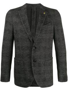 Lardini однобортный пиджак в клетку