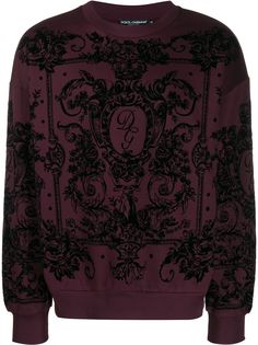Dolce & Gabbana толстовка с фактурным принтом