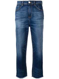 Haikure укороченные джинсы с необработанным краем