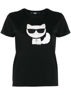 Karl Lagerfeld футболка с графичным принтом