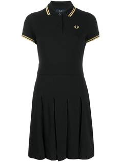 Fred Perry платье-поло с вышитым логотипом