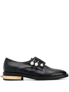 Coliac pearl-detail loafers