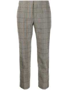 Chloé укороченные брюки в клетку