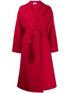 Red Valentino пальто оверсайз с запахом