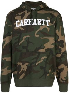 Carhartt WIP худи с логотипом и камуфляжным принтом