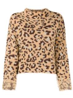 Twin-Set leopard print jumper