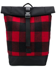 Woolrich объемный рюкзак в клетку
