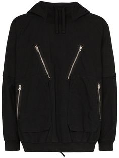 Stone Island Shadow Project куртка с капюшоном и молниями