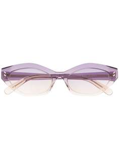 Stella McCartney oval-frame gradient sunglasses