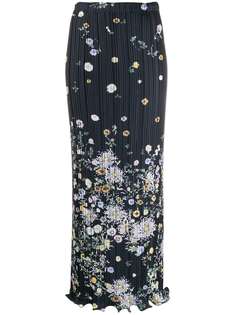 Givenchy floral pleated maxi skirt