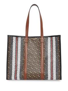 Burberry сумка-тоут с монограммой