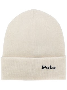 Polo Ralph Lauren cashmere logo embroidery beanie