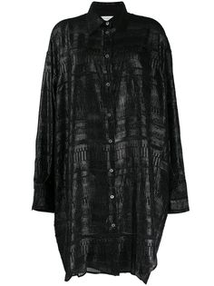 Faith Connexion metallic thread shirt dress
