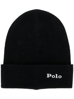 Polo Ralph Lauren cashmere logo embroidery beanie